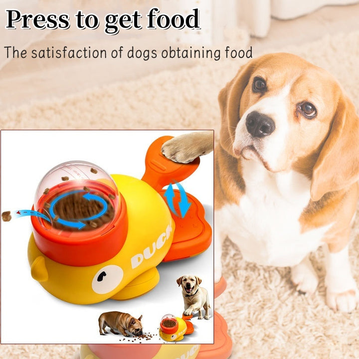Duck Dog Puzzle Feeder – Interactive Treat Dispenser Toy