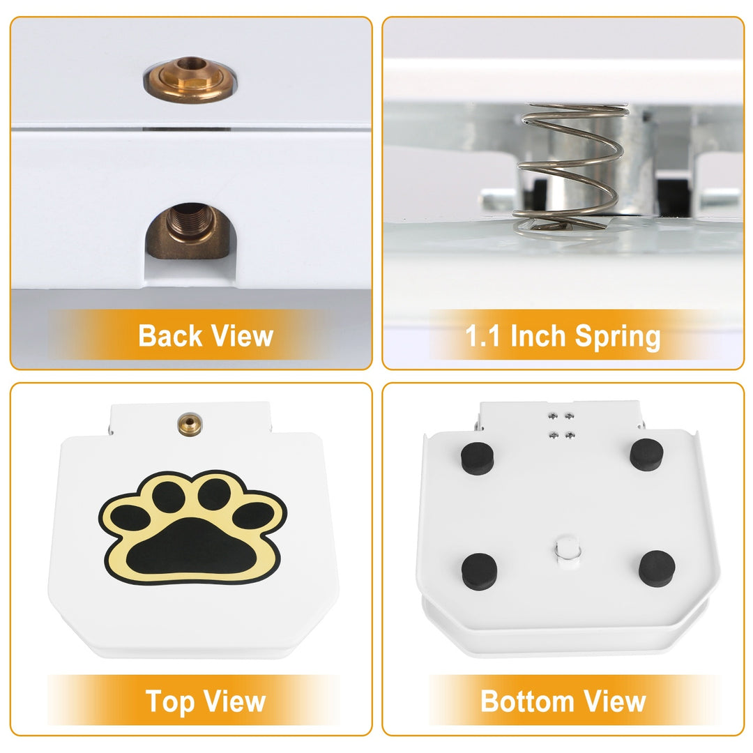 Dog Water Fountain Outdoor Step-On Pet Water Dispenser with Paw Pedal | Self-Activated Drinking Sprinkler for Dogs