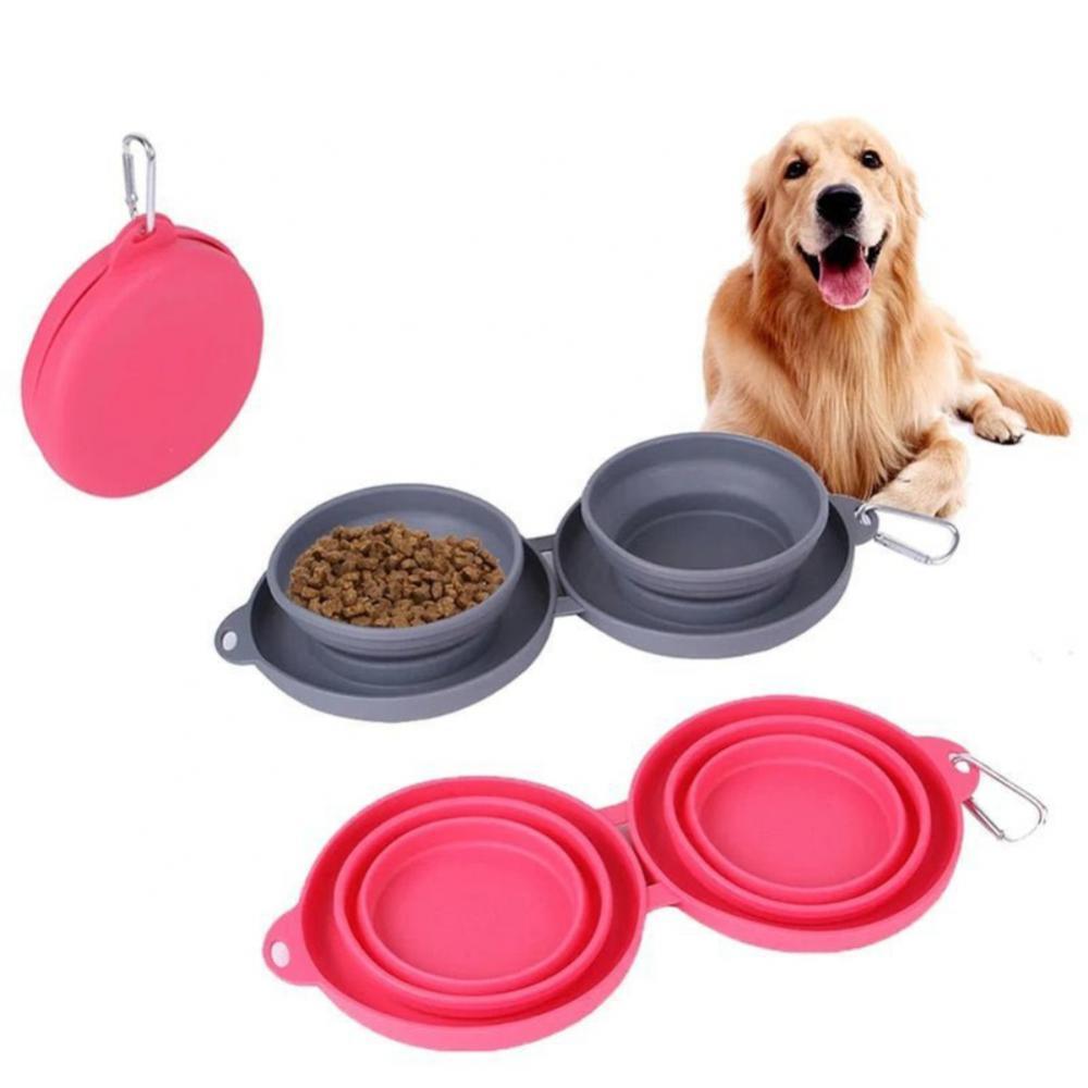 Foldable Dog & Cat Bowl – Portable Travel Feeding Dish