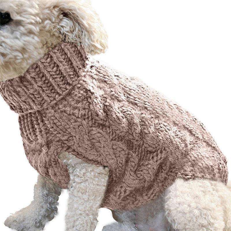Warm Winter Dog Sweater – Soft Knit for Small Dogs