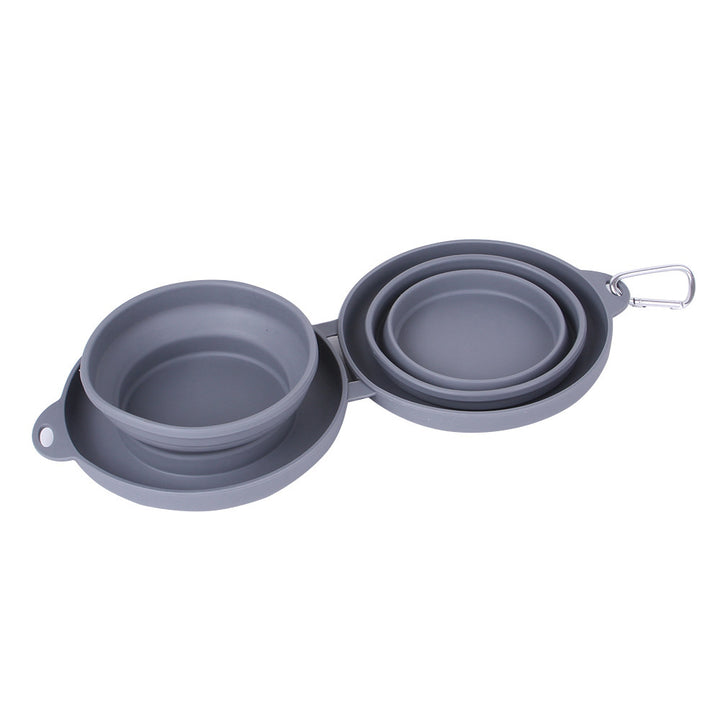 Foldable Dog & Cat Bowl – Portable Travel Feeding Dish