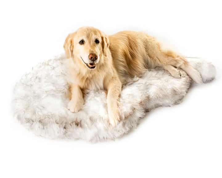 Faux Fur Memory Foam Dog Bed