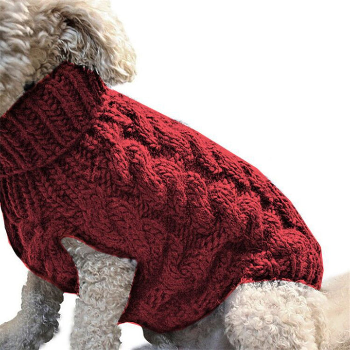 Warm Winter Dog Sweater – Soft Knit for Small Dogs