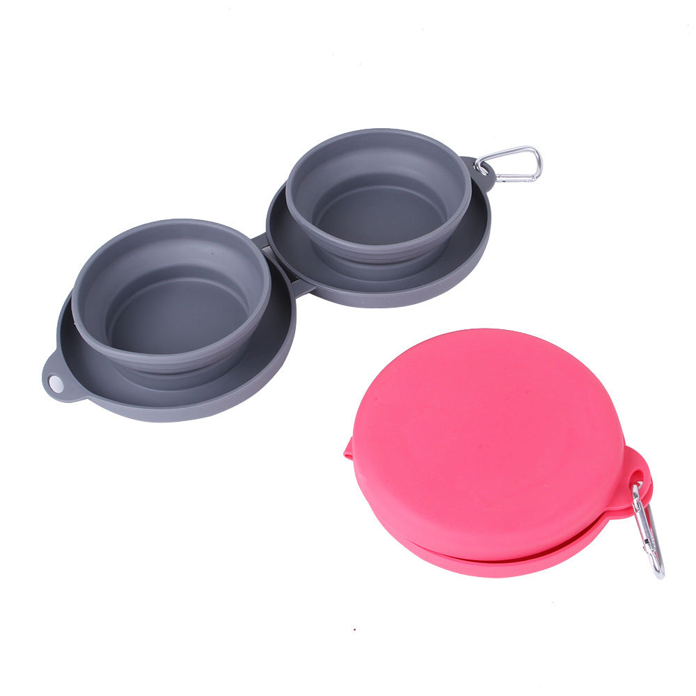 Foldable Dog & Cat Bowl – Portable Travel Feeding Dish