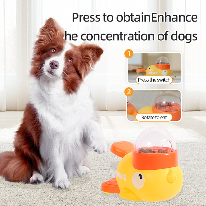 Duck Dog Puzzle Feeder – Interactive Treat Dispenser Toy