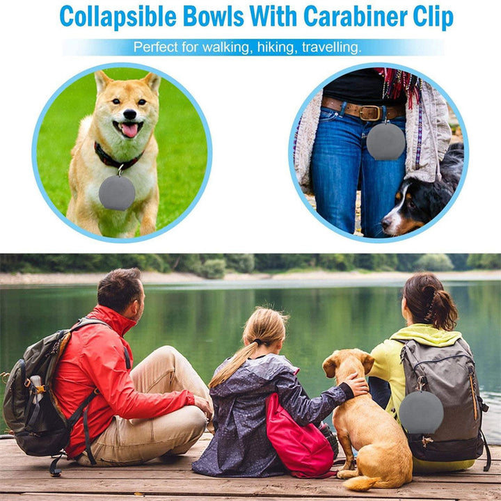 Foldable Dog & Cat Bowl – Portable Travel Feeding Dish