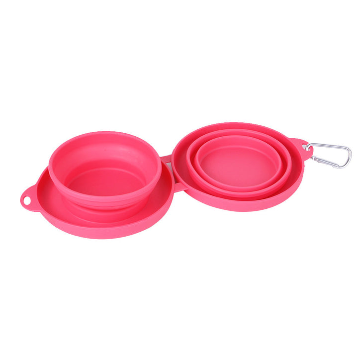 Foldable Dog & Cat Bowl – Portable Travel Feeding Dish