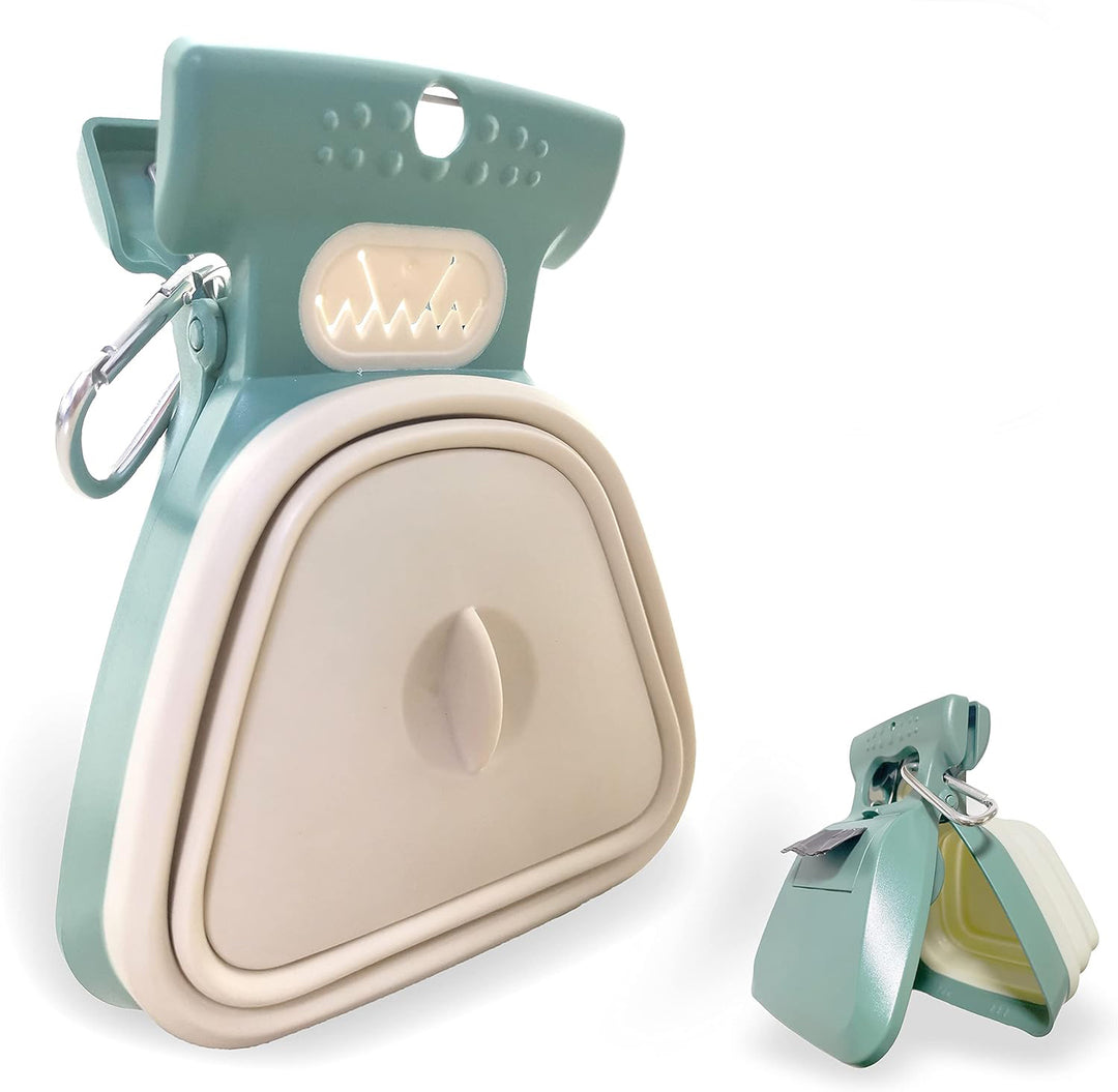 Portable Dog Poop Scooper with Bag Holder - Expandable Clip Type Waste Scooper