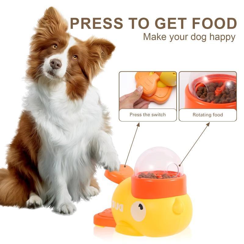 Duck Dog Puzzle Feeder – Interactive Treat Dispenser Toy